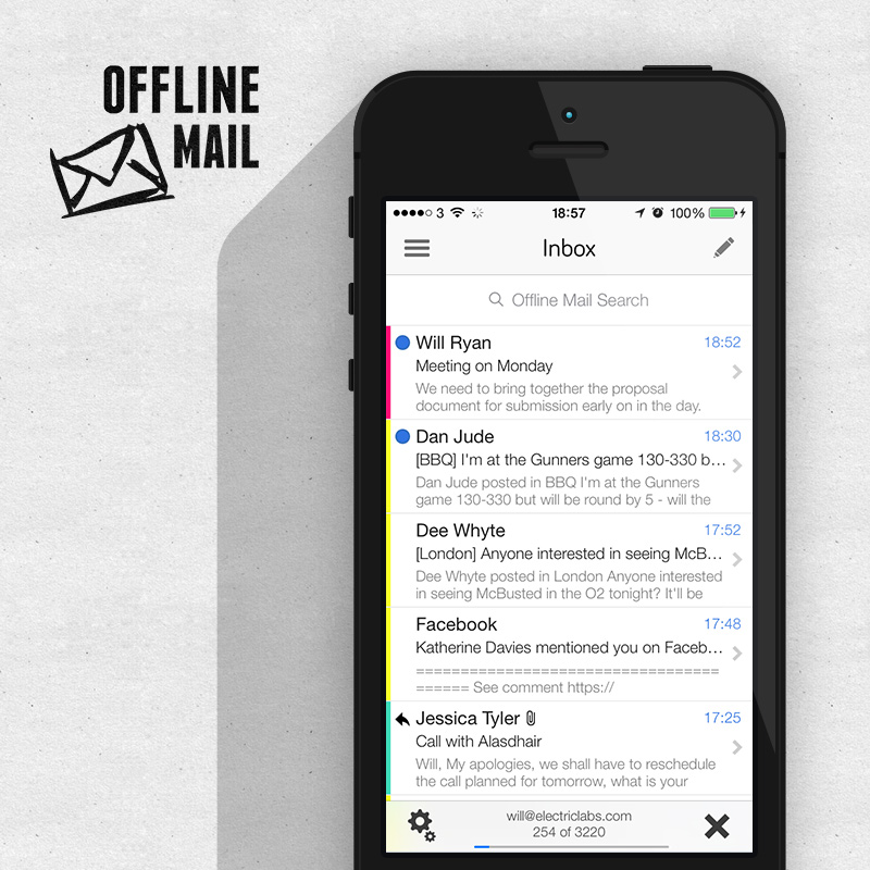 Offline Mail App
