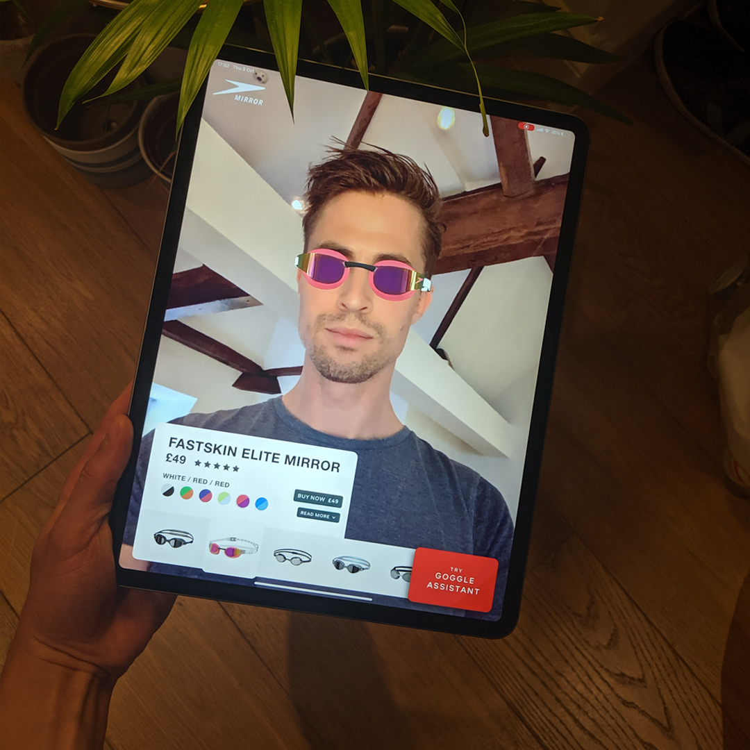 Speedo Mirror Augmented Reality